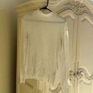 Cream Turtleneck Sweater